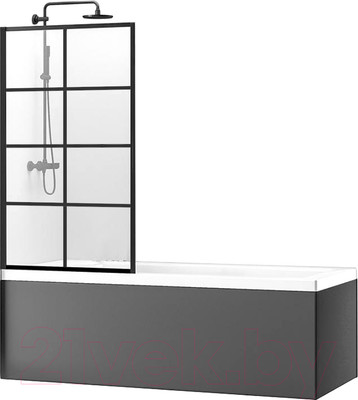 Стеклянная шторка для ванны REA Lagos-1 70 / K4569