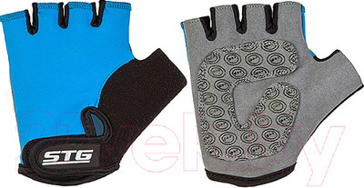 Велоперчатки STG Х87905-ХС (XS, синий)