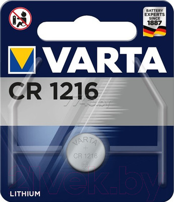 Батарейка Varta Lithium CR1216 3V / 06216101401