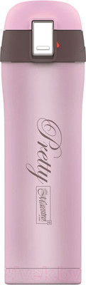 Термокружка Maestro Pretty MR-1643-40C (розовый)