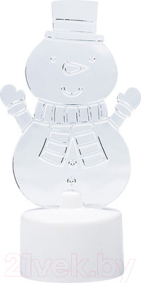 Световая фигурка Neon-Night Снеговик с шарфом 2D 501-053