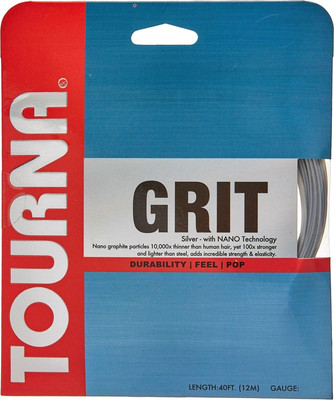 Струна для теннисной ракетки Tourna Grit 1.25/12м / GRIT-17-S (серый)
