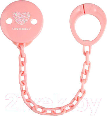 Держатель для пустышки Canpol Клипса / 10/890 (розовый)