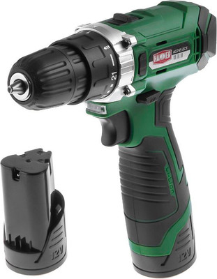 Аккумуляторная дрель-шуруповерт Hammer Flex ACD12/2CS (630797)