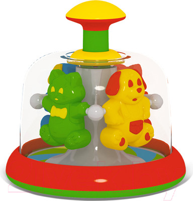 Развивающая игрушка Stellar Юла-карусель. Домашние любимцы / 01383