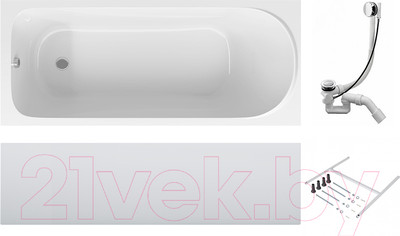 Ванна акриловая AM.PM Sense 150x70 / W75A-150-070W-KL