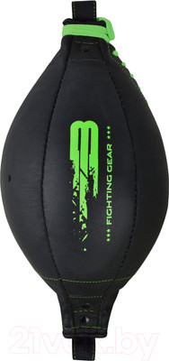 Боксерская груша BoyBo Fire (черный/зеленый)