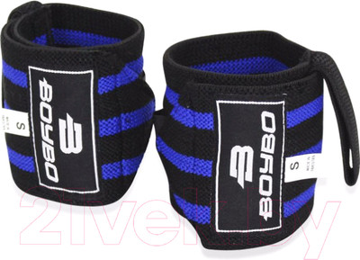 Суппорт запястья BoyBo Черный/синий (XL)