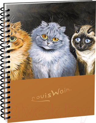 Скетчбук Попурри Уэйн. Пять кошек. Рыжий во главе