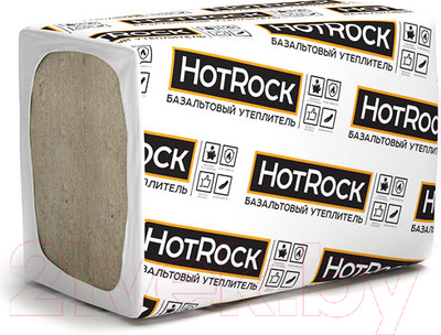 Минеральная вата HotRock Блок 1200х600x50 (упаковка)