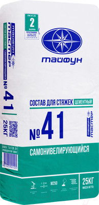 Самонивелирующаяся смесь Тайфун Мастер №41 Финишный (25кг)