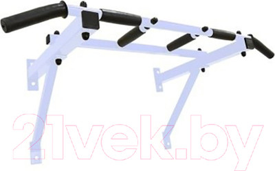 Турник Absolute Champion Треххватный к стене / АЧ8359 (белый с черными ручками)