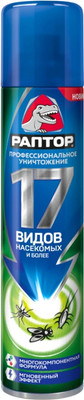 Аэрозоль от насекомых Раптор Универсальный от 17 видов / Ас0517 (275мл)