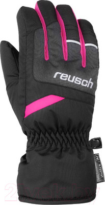Перчатки лыжные Reusch Bennet R-Tex XT / 6061206 7771 (р-р 5.5, черный/розовый)