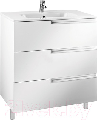 Тумба с умывальником Roca Victoria Nord Ice / ZRU9302834 + 32799E000