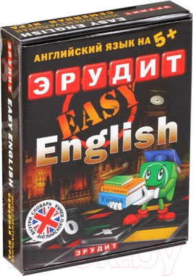 Настольная игра Биплант Эрудит. Easy English / 10007