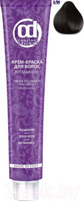 Крем-краска для волос Constant Delight с витамином С 0/99 (100мл, индиго персидский)
