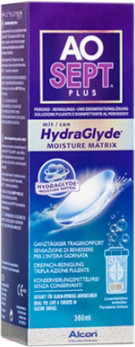 Раствор для линз AO Sept Plus plus Hydraglyde (360мл)