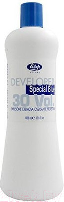 Эмульсия для окисления краски Lisap Developer Spezial Blu 30 vol голубой 9%  (1л)