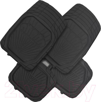 Комплект ковриков для авто AVG 203018 (4шт, черный)