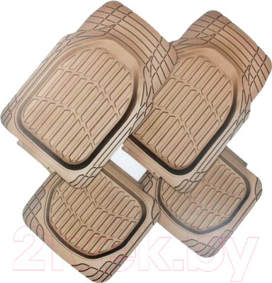 Комплект ковриков для авто AVG 203022 (4шт, бежевый)