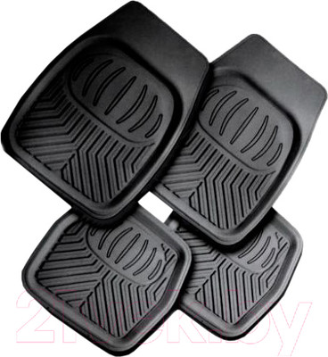 Комплект ковриков для авто AVG 203028 (4шт, черный)