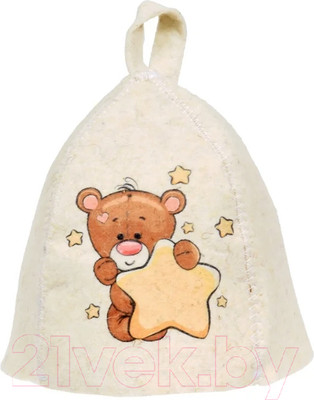 Шапка для бани Hot Pot Мишка / 41213