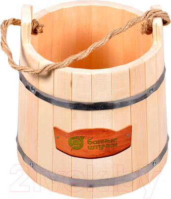 Ведро деревянное Банные Штучки 03593 (9л)