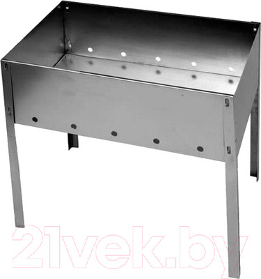 Мангал Кедр Плюс Сборный 400x250x400мм / МСБ-400