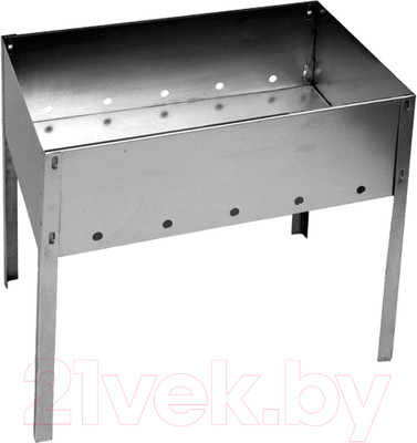 Мангал Кедр Плюс Сборный 350x250x350мм / МСБ-350