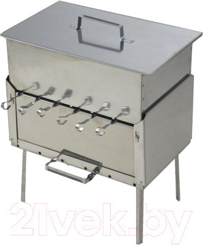 Мангал Кедр Плюс НП-6 (с коптильней)