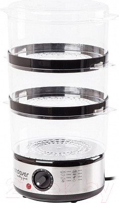 Пароварка стационарная Endever Vita-173 (черный/металлик)