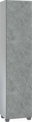 Шкаф-пенал для ванной Vigo Geometry 450 (бетон)