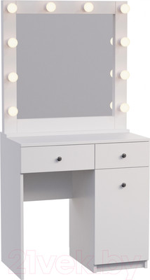 Туалетный столик с зеркалом Мир Мебели SV-21 с подсветкой