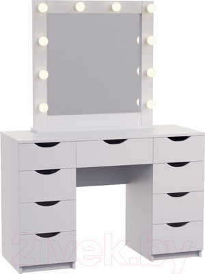 Туалетный столик с зеркалом Мир Мебели SV-55 с подсветкой