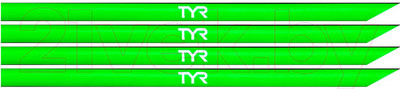 Резинка для лопаток TYR Silicone Replacement Straps LHPSILST/322 (зеленый)
