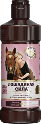 Шампунь для волос Лошадиная сила Для окрашенных и поврежденных волос (500мл)