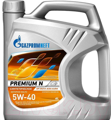 Моторное масло Gazpromneft Premium N 5W40 / 2389907002 / 253140424 (5л)