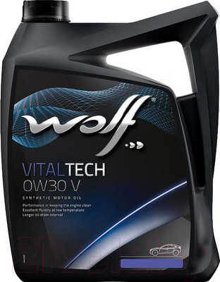 Моторное масло WOLF VitalTech 0W30 V / 22105/5 (5л)