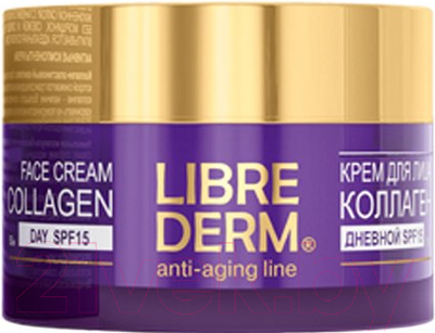 Крем для лица Librederm Коллаген дневной восстановл. сияния и ровного цвета кожи SPF-15 (50мл)
