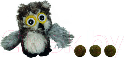Игрушка для кошек Beeztees Плюшевая сова с кошачьей мятой / 440562