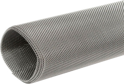 Сетка тканая Kronex 2.5x2.5x0.4мм / STK-0401 (рулон 1x25м, оцинкованная)