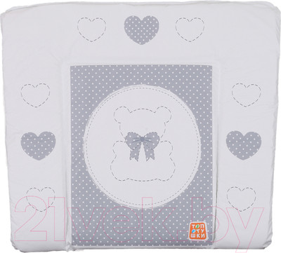 Пеленальный матрас Топотушки Мой любимый мишка 82x73
