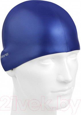 Шапочка для плавания Mad Wave Metal (темно-синий)