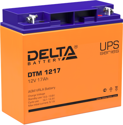 Аккумуляторная батарея DELTA DTM 1217
