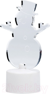 Световая фигурка Neon-Night Снеговик в шляпе 501-043