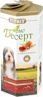 Лакомство для собак TiTBiT Био Десерт Печенье стандарт с мясом ягненком / 6926