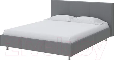 Двуспальная кровать Proson Novo Savanna Grey 160x200 (серый)