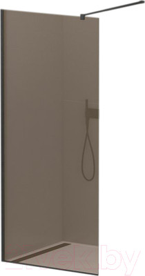 Душевая стенка Cezares Liberta-L-1-80-BR-Nero