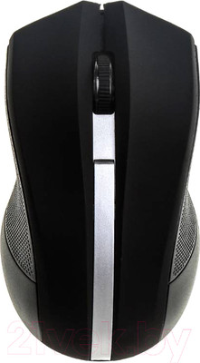 Мышь Оклик 615MW (черный/серебристый)